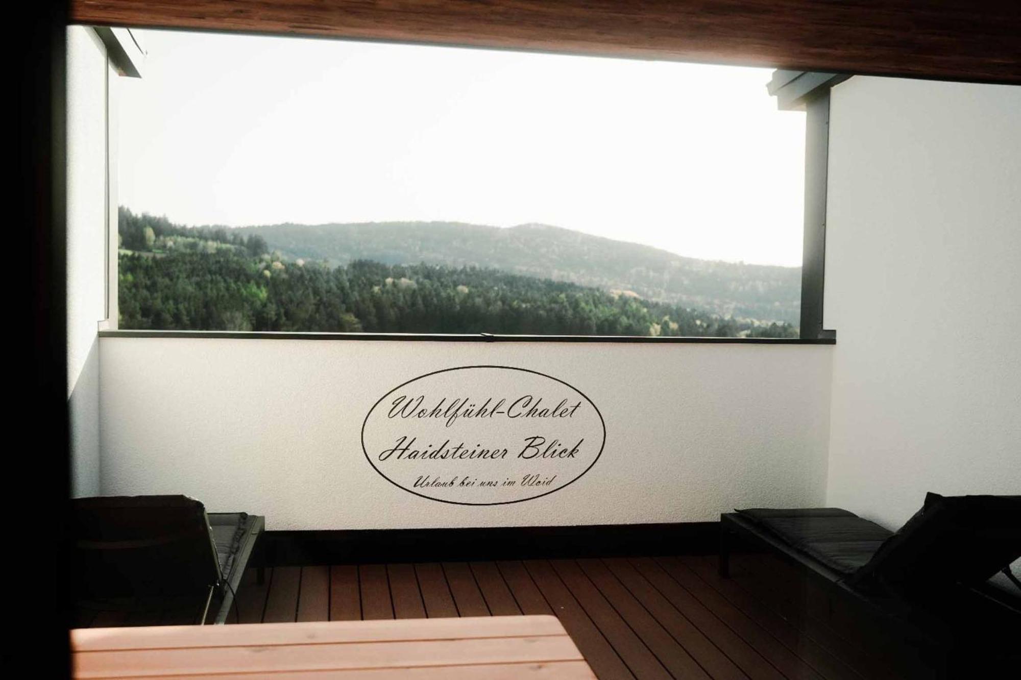 Wohlfuehl-Chalet Haidsteiner Blick Rimbach  Buitenkant foto